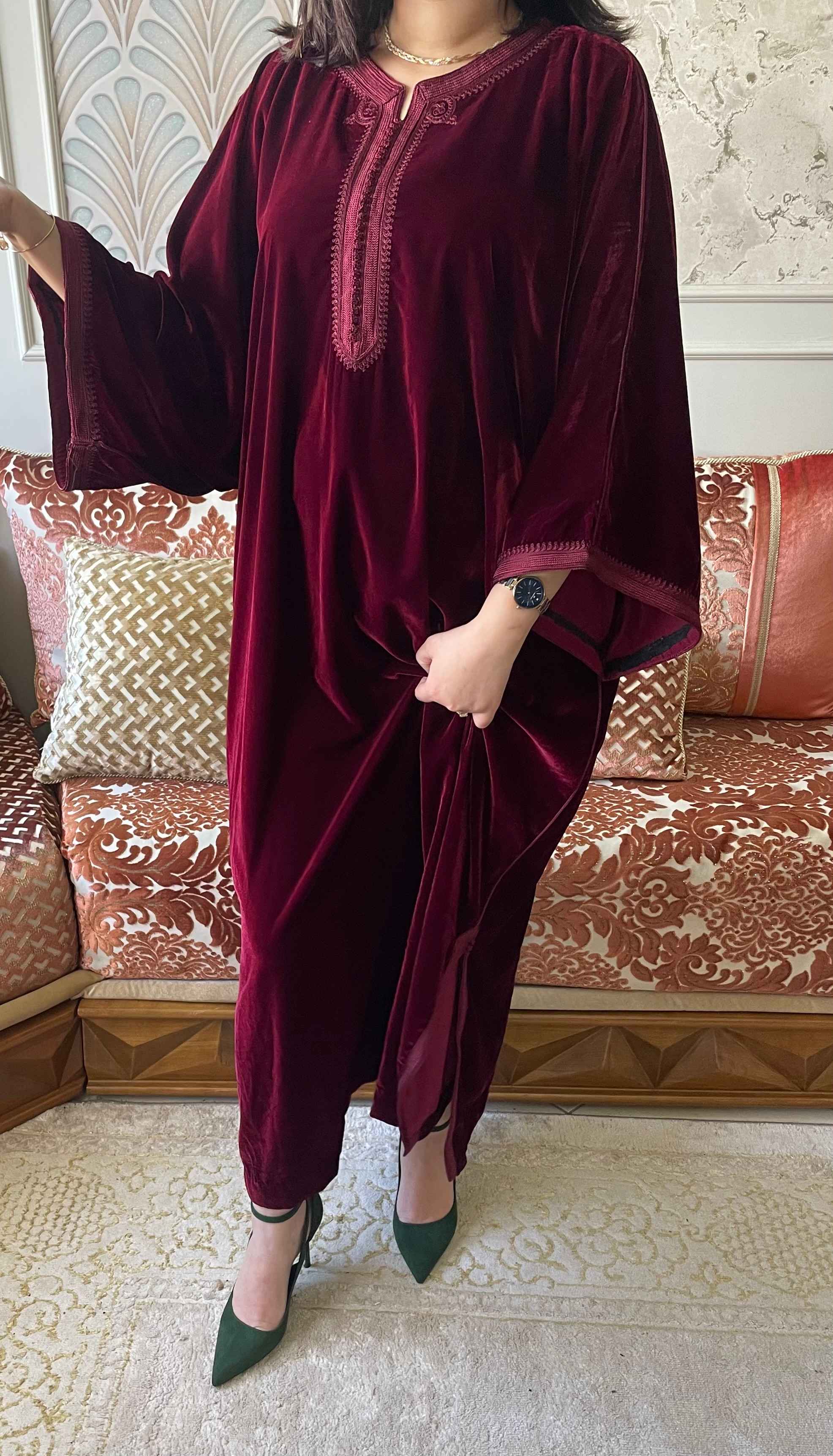 Caftan Grenat Impérial